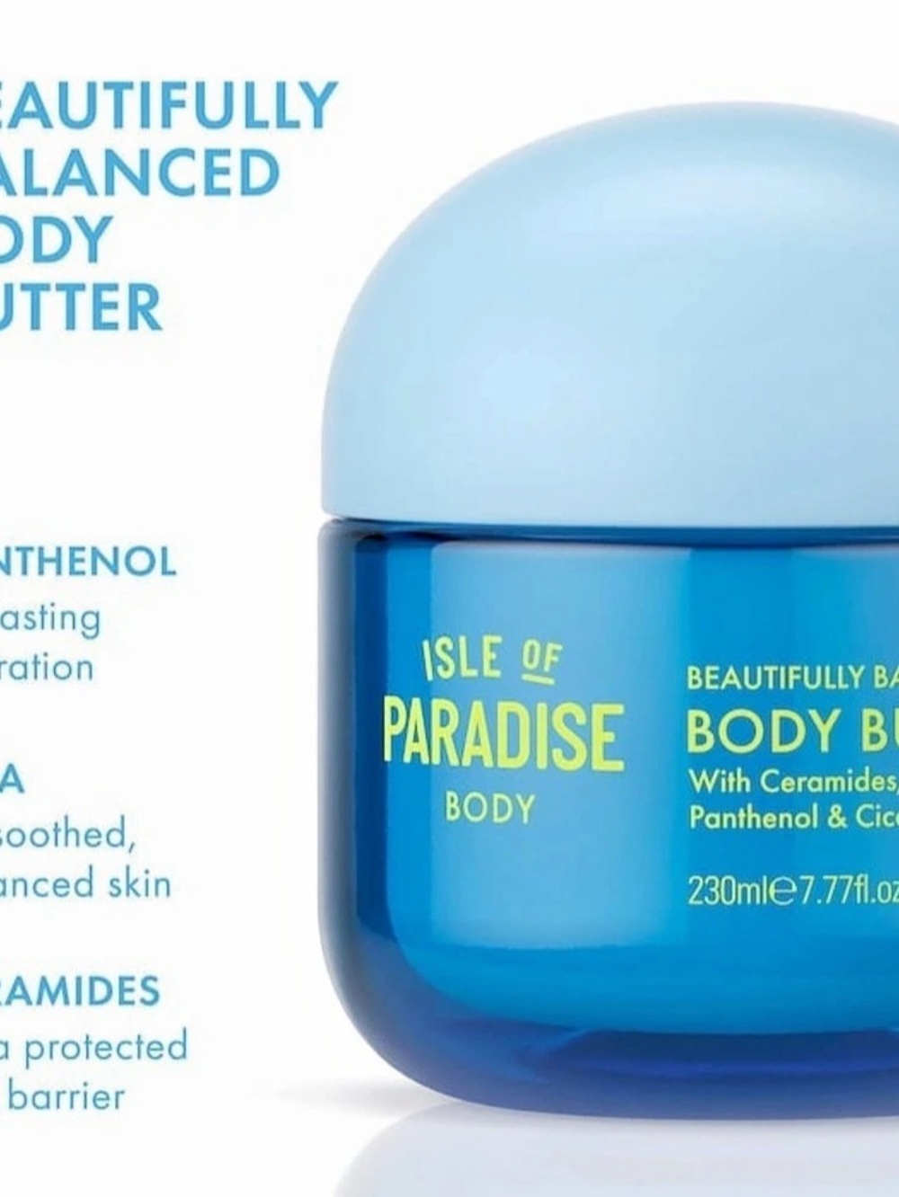 Isle of Paradise Beautifully Balanced Body Butter Blue 7.77 oz